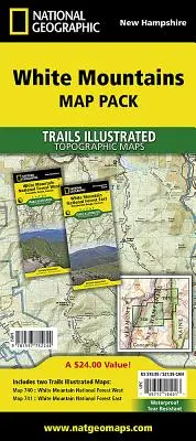 Pădurea națională White Mountain [Pachet de hărți] - White Mountain National Forest [Map Pack Bundle]