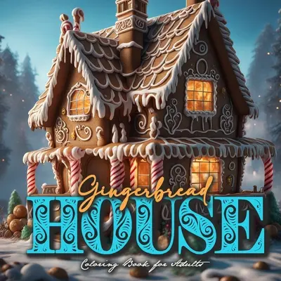 Gingerbread Houses Carte de colorat pentru adulți: Gingerbread House Carte de colorat pentru adulți Grayscale Christmas Coloring Book Grayscale - Gingerbread Houses Coloring Book for Adults: Gingerbread House Coloring Book for adults grayscale Christmas Coloring Book Grayscale