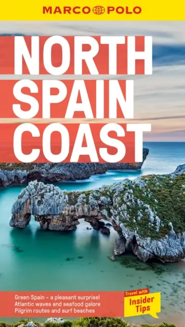 Coasta de nord a Spaniei Ghid de călătorie de buzunar Marco Polo - cu hartă detașabilă - North Spain Coast Marco Polo Pocket Travel Guide - with pull out map