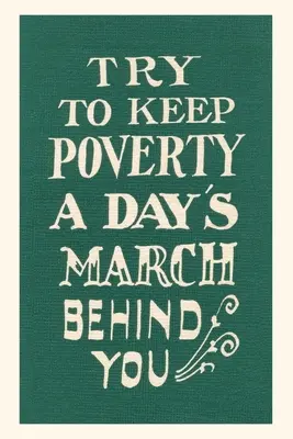 Jurnalul Vintage Keep Poverty Behind You - Vintage Journal Keep Poverty Behind You