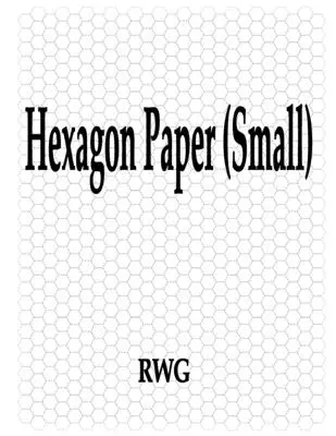 Hârtie hexagonală (mică): 100 Pagini 8.5 X 11