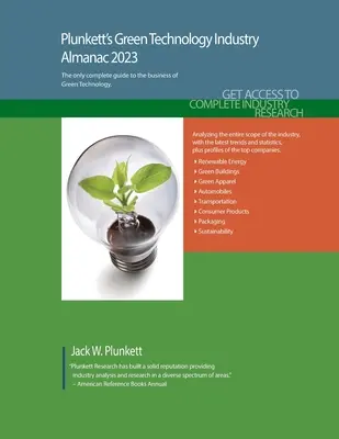 Plunkett's Green Technology Industry Almanac 2023: Cercetări de piață, statistici, tendințe și companii lider în industria tehnologiei verzi - Plunkett's Green Technology Industry Almanac 2023: Green Technology Industry Market Research, Statistics, Trends and Leading Companies