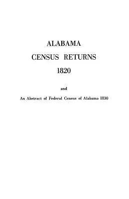 Recensământul din Alabama din 1820 - Genealogical Publishing - Alabama Census Returns 1820 - Genealogical Publishing