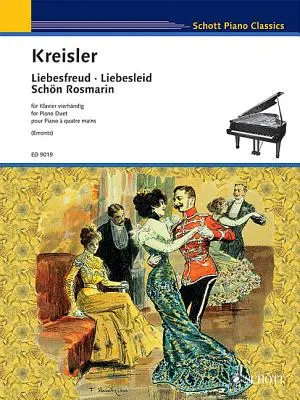 Liebesfreud * Liebeslied * Schon Rosmarin: Duet pentru pian - Liebesfreud * Liebeslied * Schon Rosmarin: Piano Duet