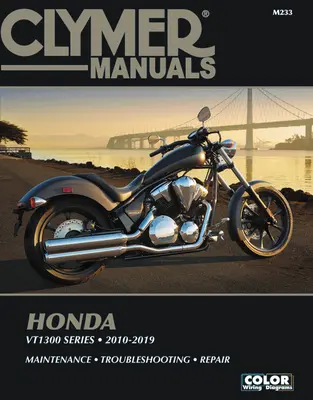 Honda Vt1300 Series 2010-2019: Întreținere - Depanare - Reparare - Honda Vt1300 Series 2010-2019: Maintenance - Troubleshooting - Repair