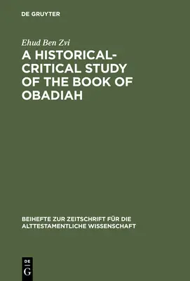 Un studiu istorico-critic al cărții Obadiah - A Historical-Critical Study of the Book of Obadiah
