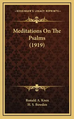 Meditații despre psalmi (1919) - Meditations On The Psalms (1919)