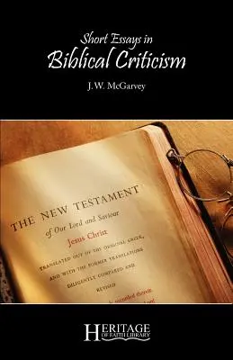 Eseuri scurte de critică biblică - Short Essays in Biblical Criticism
