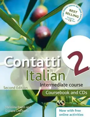 Contatti Italian 2: Curs intermediar [Cu 2 CD-uri] - Contatti Italian 2: Intermediate Course [With 2 CDs]
