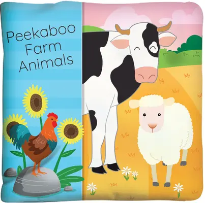 Peekaboo Farm Animals: Carte de pânză cu o copertă încrețită! - Peekaboo Farm Animals: Cloth Book with a Crinkly Cover!