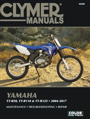 Yamaha Tt-R50, Tt-R110 & Tt-R125, 2004-2017 Clymer Manual: Întreținere * Depanare * Reparații - Yamaha Tt-R50, Tt-R110 & Tt-R125, 2004-2017 Clymer Manual: Maintenance * Troubleshooting * Repair