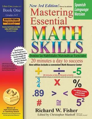 Mastering Essential Math Skills Book 1, versiunea în limba spaniolă - Mastering Essential Math Skills Book 1, Spanish Language Version