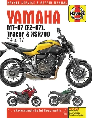 Manual de service și reparații Yamaha MT-07 (Fz-07), Tracer & XSR700 - (2014 - 2017) - Yamaha MT-07 (Fz-07), Tracer & XSR700 Service and Repair Manual - (2014 - 2017)