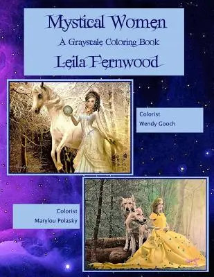 Femei mistice: O carte de colorat Grayscale - Mystical Women: A Grayscale Coloring Book
