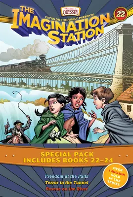 Imagination Station Books 3-Pack: Libertate la cascadă / Teroare în tunel / Salvare pe râu - Imagination Station Books 3-Pack: Freedom at the Falls / Terror in the Tunnel / Rescue on the River