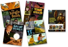 Project X Origins Graphic Texts: Dark Blue Book Band, Oxford Level 15: pachet mixt de 4 - Project X Origins Graphic Texts: Dark Blue Book Band, Oxford Level 15: Mixed Pack of 4