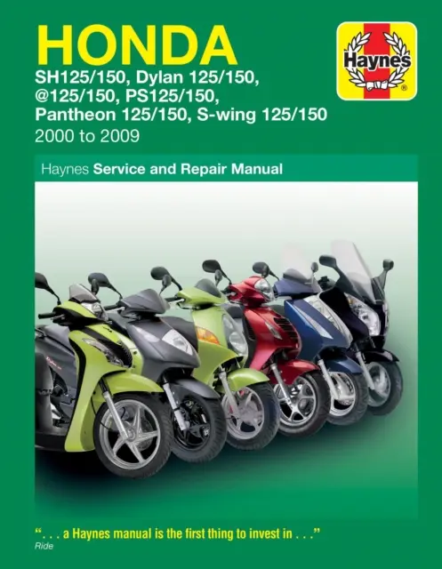 Scutere Honda 125 (SH, SES, NES, PES & FES 125) (00 - 09) - Honda 125 Scooters (SH, SES, NES, PES & FES 125) (00 - 09)