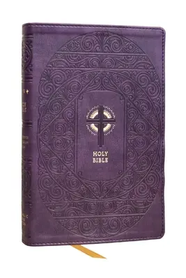 Nrsvce Biblia catolică Sacramente de inițiere, violet, Leathersoft, Comfort Print - Nrsvce Sacraments of Initiation Catholic Bible, Purple Leathersoft, Comfort Print