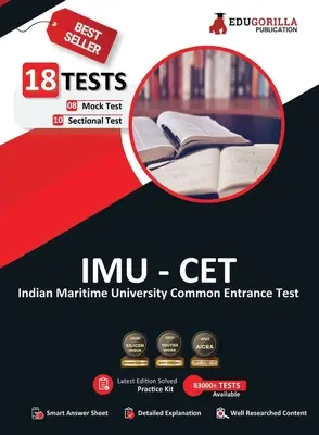Imu CET 2023: Indian Maritime University Common Entrance Test - 8 teste simulate și 10 teste secționale (2000 de întrebări rezolvate) cu Fre - Imu CET 2023: Indian Maritime University Common Entrance Test - 8 Mock Tests and 10 Sectional Tests (2000 Solved Questions) with Fre
