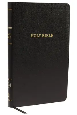 KJV, Biblie de referință Thinline, aspect piele, negru, Red Letter Edition - KJV, Thinline Reference Bible, Leather-Look, Black, Red Letter Edition
