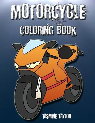 Carte de colorat cu motociclete - Motorcycle Coloriong Book