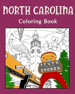 Carolina de Nord carte de colorat - North Carolina Coloring Book