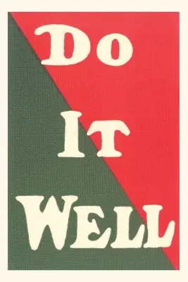 Jurnal de epocă Slogan Do It Well - Vintage Journal Do It Well Slogan
