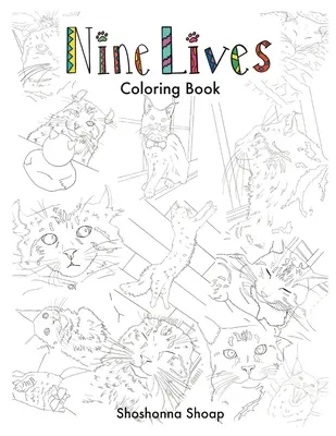 Nouă vieți Carte de colorat - Nine Lives Coloring Book