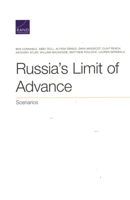 Limita de înaintare a Rusiei: Scenarii - Russia's Limit of Advance: Scenarios