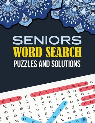Seniori Word Search Puzzle și soluții: Cartea de căutare a cuvintelor Puzzle-uri provocatoare și distractive pentru adulți, cartea de jocuri Brian pentru seniori în acest cadou de Crăciun - Seniors Word Search Puzzle and Solutions: Word Search Book Challenging and Fun Puzzles for Adults, Brian Game Book for Seniors in This Christmas Gift