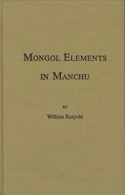 Elemente mongole în Manchu - Mongol Elements in Manchu