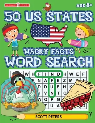 Wacky Facts Word Search: 50 de state americane - Wacky Facts Word Search: 50 US States