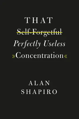 Acea concentrare uitucă de sine perfect inutilă - That Self-Forgetful Perfectly Useless Concentration