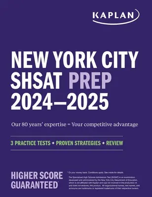 New York City Shsat Prep 2024-2025: 3 teste practice + strategii dovedite + revizuire - New York City Shsat Prep 2024-2025: 3 Practice Tests + Proven Strategies + Review