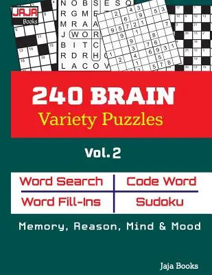 240 de puzzle-uri de varietăți pentru creier; Vol. 2 - 240 BRAIN Variety Puzzles; Vol. 2