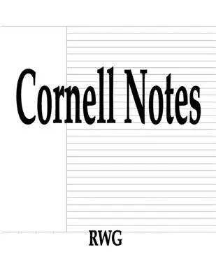 Note Cornell: 100 Pagini 8.5 X 11 - Cornell Notes: 100 Pages 8.5 X 11
