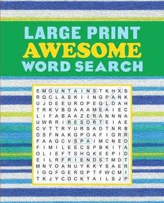 Căutare de cuvinte grozave cu caractere mari - Large Print Awesome Word Search