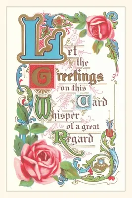 Vintage Journal Carte de felicitare de modă veche - Vintage Journal Old-Fashioned Greeting Card
