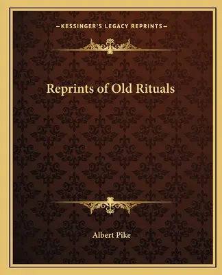 Retipărirea vechilor ritualuri - Reprints of Old Rituals