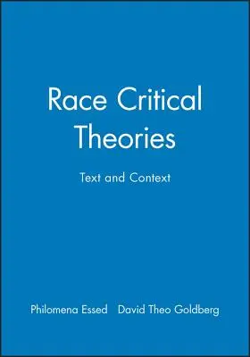 Teorii critice ale rasei - Race Critical Theories