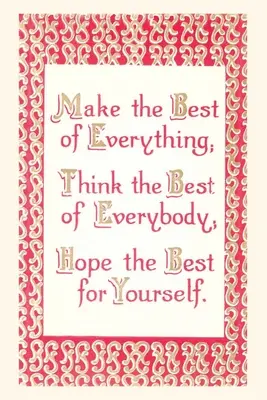 Jurnal de epocă Make the Best of It - Vintage Journal Make the Best of It