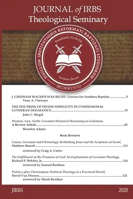 Jurnalul Seminarului Teologic IRBS 2020 - Journal of IRBS Theological Seminary 2020