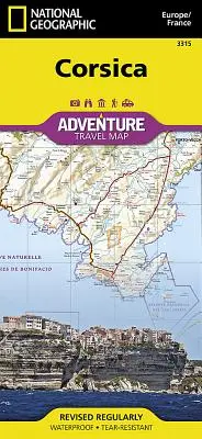 Harta Corsica [Franța] - Corsica Map [France]