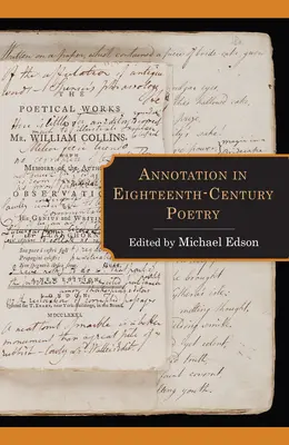 Adnotarea în poezia secolului al XVIII-lea - Annotation in Eighteenth-Century Poetry