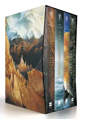 Istoria Pământului de Mijloc Box Set #1: Silmarillion / Povestiri neterminate / Cartea povestirilor pierdute, partea întâi / Cartea povestirilor pierdute, partea a doua - The History of Middle-Earth Box Set #1: The Silmarillion / Unfinished Tales / Book of Lost Tales, Part One / Book of Lost Tales, Part Two