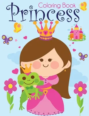 Carte de colorat pentru prințese - Princess Coloring Book