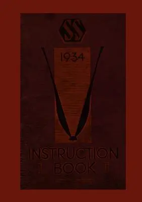 Instruction Book of Ss-Cars (Jaguar)