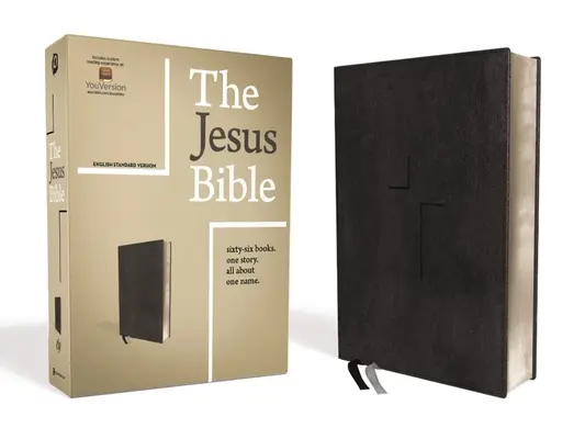 Biblia lui Isus, ediția ESV, Leathersoft, negru - The Jesus Bible, ESV Edition, Leathersoft, Black