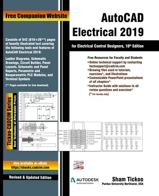 AutoCAD Electrical 2019 pentru proiectanții de control electric, ediția a 10-a - AutoCAD Electrical 2019 for Electrical Control Designers, 10th Edition