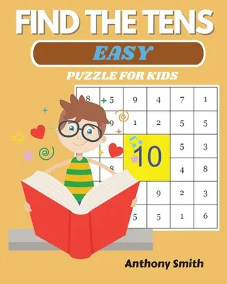 NOU! Găsește puzzle-ul zecilor pentru copii Carte de activități matematice ușoare, distractive și provocatoare - NEW! Find The Tens Puzzle For Kids Easy Fun and Challenging Math Activity Book